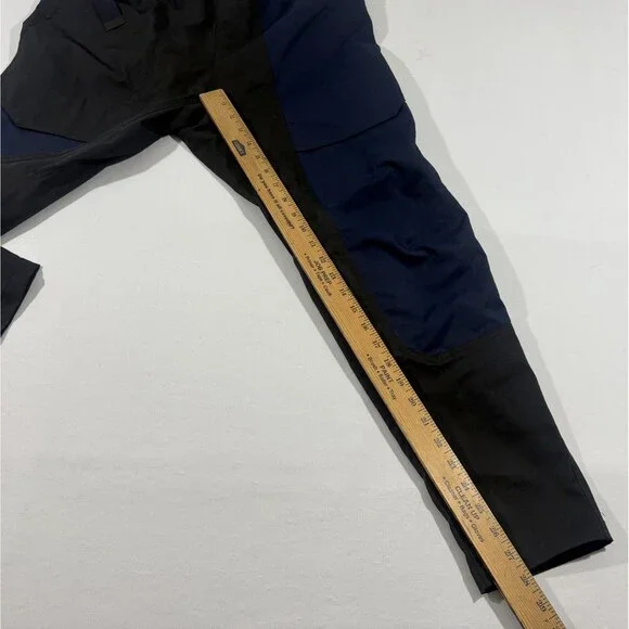 Nike Tech Pack Pants Mens Blue Black Jogger Belted Cargo Pockets Tapered Sz M - Picture 5 of 14